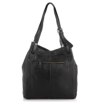 Кожаный женский шоппер Giorgio Ferretti (Италия) черный GF2020740Ablack – Фото 3