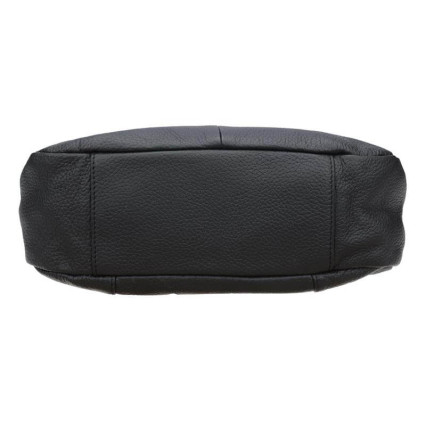 Кожаная женская сумка Borsa Leather черная 10t300-black – Фото 2