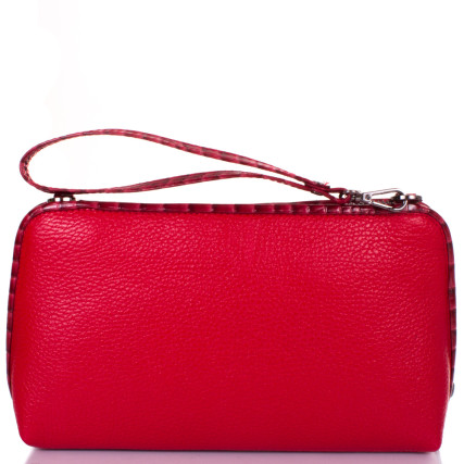 Женская кожаная сумка Desisan красная 2012-4
