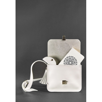 Женская сумка Blanknote Лилу белая BN-BAG-3-light – Фото 3