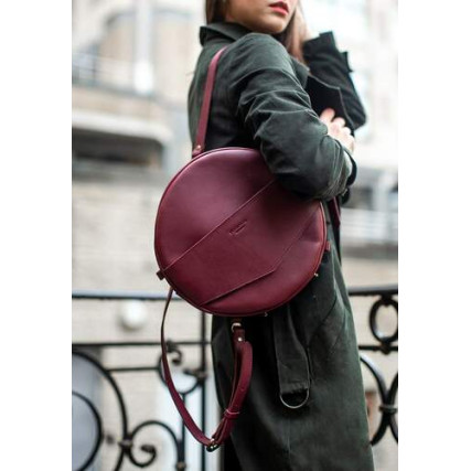 Круглая сумка-рюкзак BlankNote MAXI Виноград BN-BAG-30-vin – Фото 6