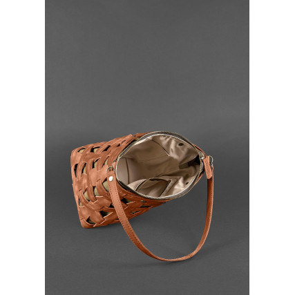 Сумочка через плечо Blanknote Пазл M Коньяк BN-BAG-32-k-kr – Фото 4