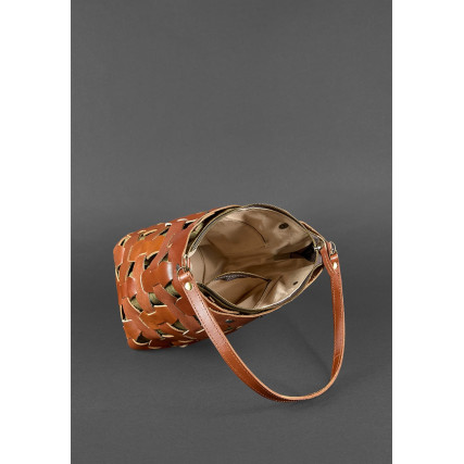 Сумочка через плечо Blanknote Пазл M Коньяк BN-BAG-32-k – Фото 5