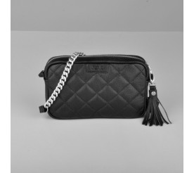 Женская кожаная сумка JIZUZ CLUTCH BLACK CL2514B