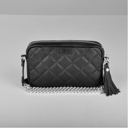 Женская кожаная сумка JIZUZ CLUTCH BLACK CL2514B – Фото 2