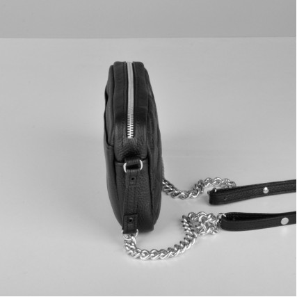 Женская кожаная сумка JIZUZ CLUTCH BLACK CL2514B – Фото 4