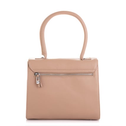 Кожаная женская сумка на плечо Giorgio Ferretti (Италия) бежевая GF2018500116Cbeige – Фото 3
