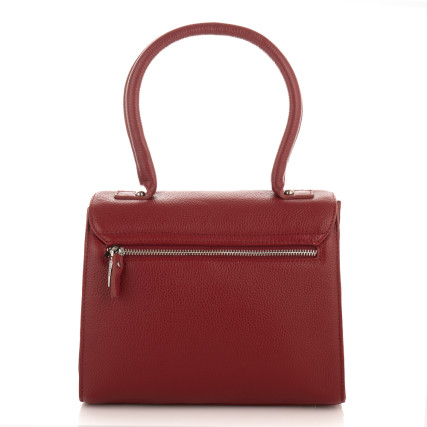 Кожаная сумка на плечо Giorgio Ferretti (Италия) бордовая GF2018500116Cbordo – Фото 3