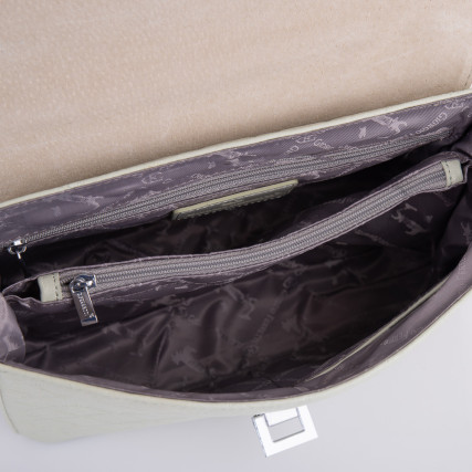 Кожаная сумка на плечо Giorgio Ferretti (Италия) светло-зеленая GF2019132Agreen