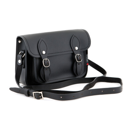 Кожаная женская сумка Satchel Yoshi черная – Фото 5