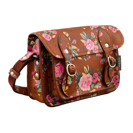 Кожаная женская сумка Satchel Yoshi коричневая – Фото 2