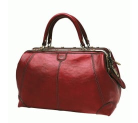 Кожаная дорожная сумка KATANA красная k1150red 