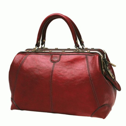 Кожаная дорожная сумка KATANA красная k1150red – Фото 1