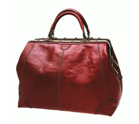 Кожаная дорожная сумка KATANA красная k1152red