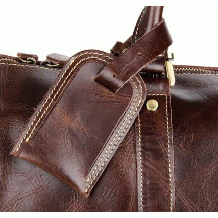 Дорожная сумка Buffalo Bags 7077C коричневая – Фото 5