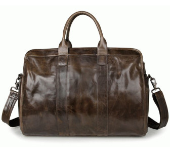 Вместительная кожаная сумка Buffalo Bags