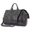 Вместительная кожаная сумка Buffalo Bags серая 7324J