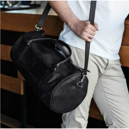 Кожаная дорожная сумка BlankNote Harper черная BN-BAG-14-g-kr – Фото 1