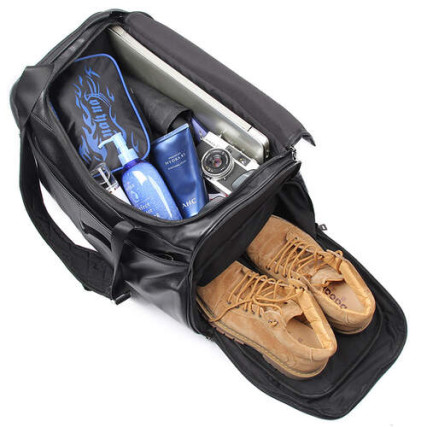 Сумка дорожная-спортивная Buffalo Bags черная X-6010A – Фото 4