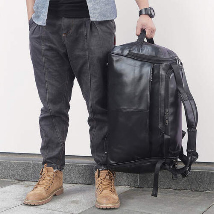 Сумка дорожная-спортивная Buffalo Bags черная X-6010A – Фото 6