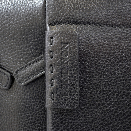 Мужской кожаный портфель BOND черный 1103-281 – Фото 6