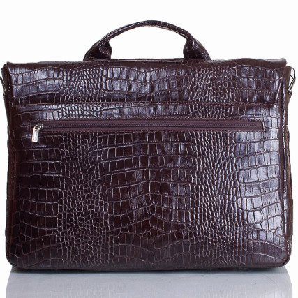 Мужской кожаный портфель Desisan 1315-19 коричневый – Фото 2