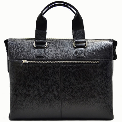Мужской кожаный портфель Desisan черный 1341-011 – Фото 2