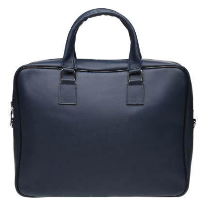 Мужская кожаная сумка Ricco Grande синяя 1L961-blue – Фото 3