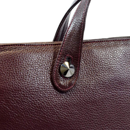 Мужской кожаный портфель Desisan коричневый 2939-339 – Фото 4