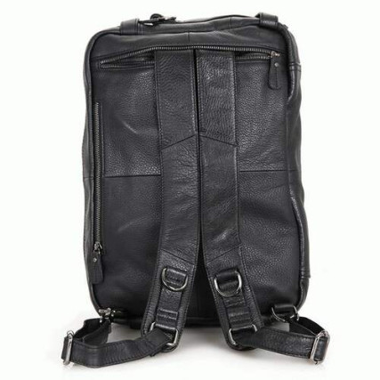 Кожаный портфель мужской 7014A Buffalo Bags черный – Фото 8