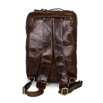 Кожаный портфель мужской Buffalo Bags 7026C коричневый – Фото 4