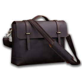 Кожаный портфель мужской Buffalo Bags коричневый 7082R-1