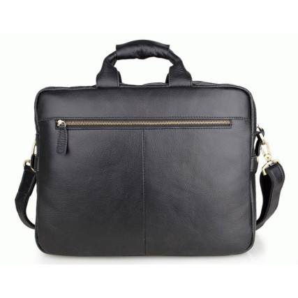 Кожаный портфель мужской 7085A Buffalo Bags черный – Фото 2