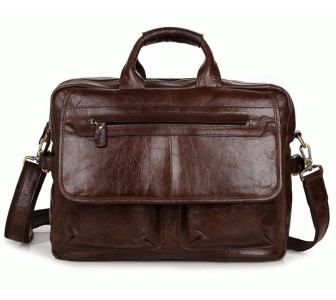 Кожаный портфель мужской 7085C Buffalo Bags коричневый Кожаный портфель мужской 7085C Buffalo Bags коричневый