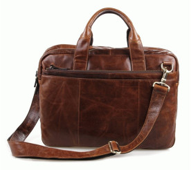Кожаный портфель мужской 7092-2B Buffalo Bags коричневый