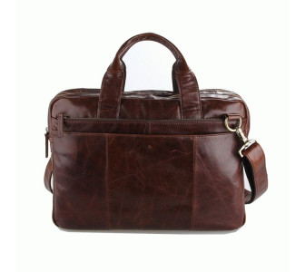 Мужской кожаный портфель 7092-2C Buffalo Bags коричневый Мужской кожаный портфель 7092-2C Buffalo Bags коричневый