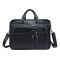 Универсальная мужская кожаная сумка Buffalo Bags черная 7093A