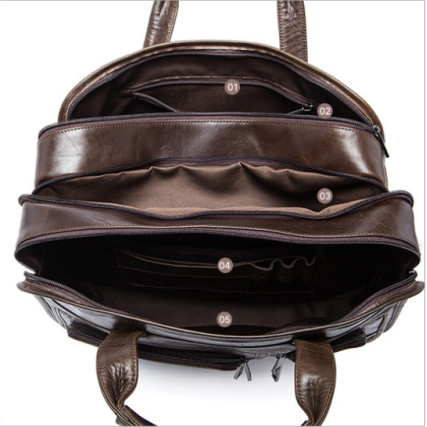 Универсальная кожаная сумка для ноутбука 15.6" Buffalo Bags