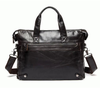 Кожаный портфель мужской Buffalo Bags коричневый 7120C-2