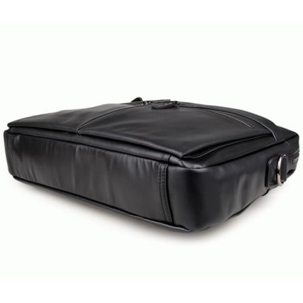Мужская кожаная черная сумка Buffalo Bags 7122A-1 – Фото 5