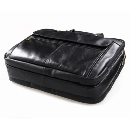 Мужская кожаная сумка Laptop Black Buffalo Bags 7146A – Фото 4