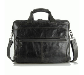 Мужская кожаная сумка Buffalo Bags серая 7146J