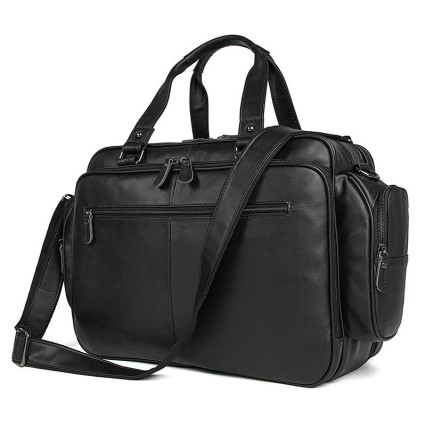Универсальный мужской портфель Buffalo Bags черный 7150A – Фото 2