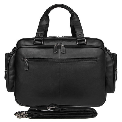 Универсальный мужской портфель Buffalo Bags черный 7150A – Фото 7