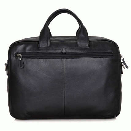 Кожаный портфель мужской 7231A Buffalo Bags черный – Фото 3