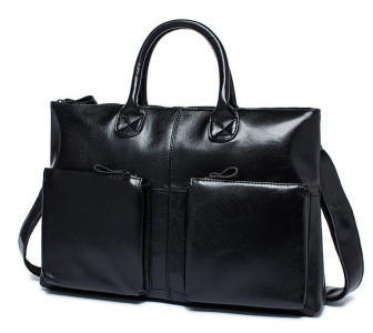 Кожаный портфель мужской 7241A Buffalo Bags черный