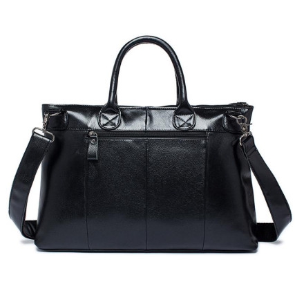 Кожаный портфель мужской 7241A Buffalo Bags черный – Фото 3