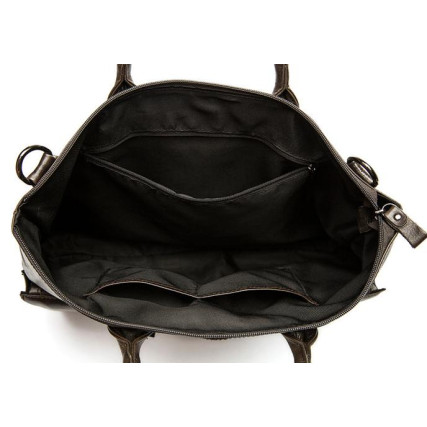 Кожаный портфель мужской 7241A Buffalo Bags черный – Фото 4