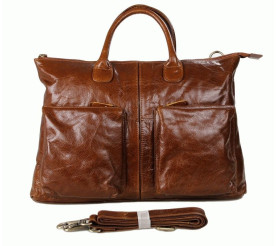 Кожаный портфель мужской 7241B Buffalo Bags коричневый