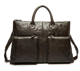 Кожаный портфель мужской 7241C Buffalo Bags коричневый